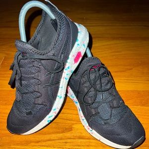 ASICS Hypergel-Kenzen Womens Running Sneakers Black/Cotton Candy Shoes Sz 8 EUC